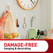 Command Large Utility Hooks, Damage Free Hanging Wall Hooks with Adhesive Strips, No Tools Wall Hooks for Hanging Back to School Dorm Organizers, 7 White Hooks and 12 Command Strips 🍁 All In One Marketplace Canada