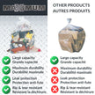 Maximum Heavy Duty Garbage Bags, 42-Gallon, 3 Mil, Clear Garbage Bags Extra Large, Tear Resistant, Industrial Strength, 32 Counts, Made In Canada 🍁 All In One Marketplace Canada