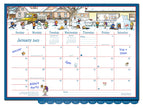 2027 MotherWord Deluxe Magnetic Ultimate Family Calendar and Chore Chart, 16-Month Family Planner, Sept 2026-Dec 2027, English, Large Deluxe Version, 18