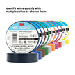 3M Temflex 165, Vinyl Colour Coding Electrical Tape, Black, 3/4in x 60ft, 10 Rolls 🍁 All In One Marketplace Canada