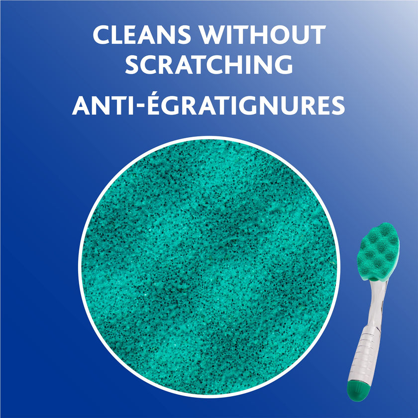 Vileda Scrunge Multi-Use Dishwand with 1 Extra Refill | Non-Scratch Dish Brush | Replaceable Scrubbing Sponge Head 🍁 All In One Marketplace Canada