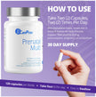 CanPrev Prenatal Multi 120 Caps 30-Day Supply - Prenatal Vitamins with Folic Acid for Pregnancy & Breastfeeding, Women's Prenatal Multivitamin & Mineral, 1000 mcg Active Folate - Non-GMO & Gluten-Free 🍁 All In One Marketplace Canada