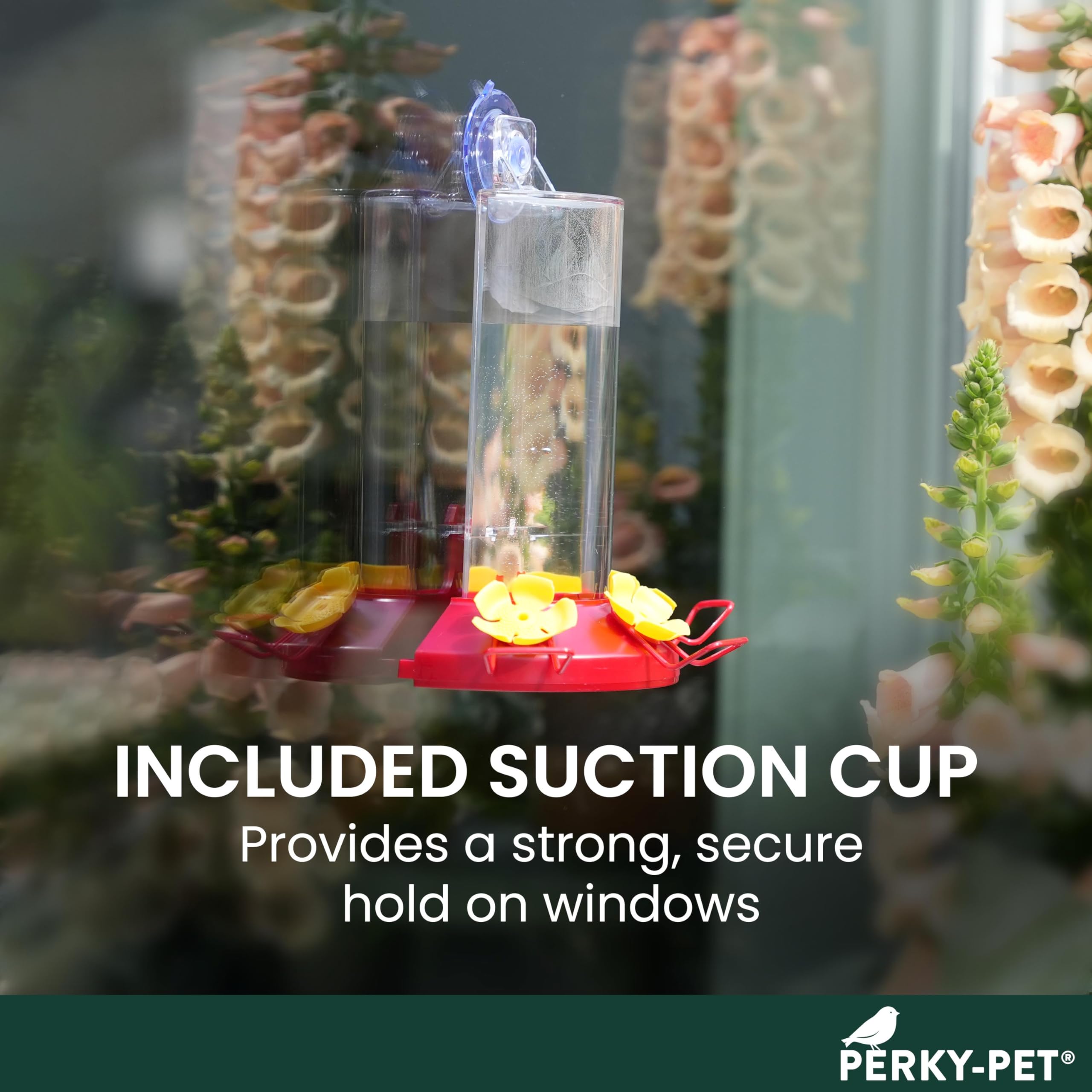 Perky-Pet 8-Ounce Window Mount Hummingbird Feeder 217 🍁 All In One Marketplace Canada