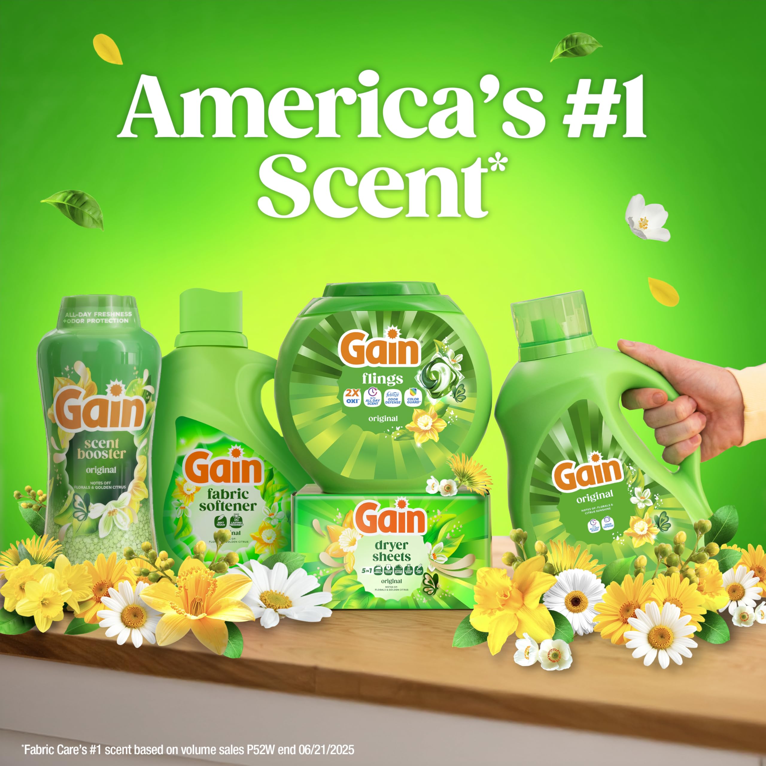 Gain Aroma Boost Liquid Laundry Detergent, Original Scent, HE Compatible, 107 Loads, 4.55L 🍁 All In One Marketplace Canada