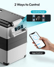 EUHOMY 12 Volt Refrigerator, 60QT(55L) Electric Cooler, 12V Fridge APP Control, 12V Cooler -4℉~68℉, Portable Freezer 12/24V DC 110-240V AC for Camping, Travel, Truck, Home 🍁 All In One Marketplace Canada