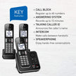 Panasonic DECT 6.0 Expandable Cordless Phone with Answering Machine and Call Block - 3 Cordless Handsets - KX-TGD393CB (Black) 🍁 All In One Marketplace Canada