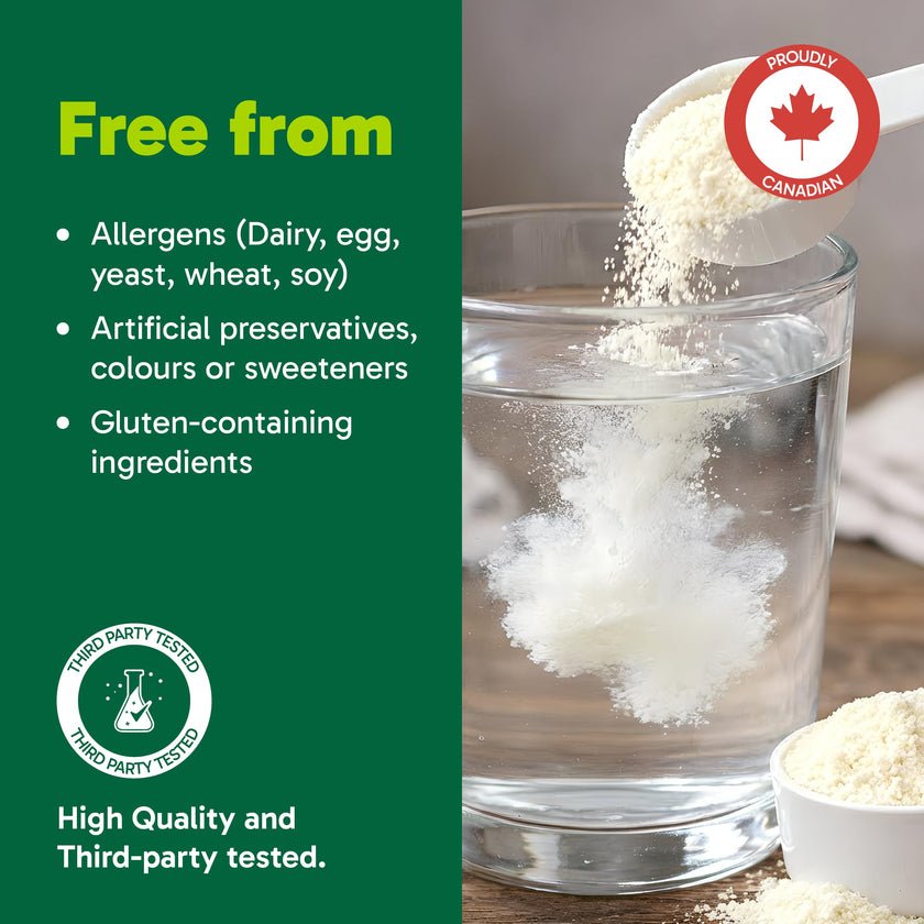 Organika Canadian-Made Creatine Powder - Pure Micronized Creatine Monohydrate - NSF Certified - Supports Strength, Muscle, Recovery and Performance for Men and Women - Unflavoured - 1KG, 200 servings 🍁 All In One Marketplace Canada