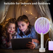 PALONE Bug Zapper Racket, Electric Bug Zapper, 4000V Electric Swatter 3 Layers Lamp, Indoor Zapper Without Waving Hands for Kitchen, Home, Garden and Outdoors 🍁 All In One Marketplace Canada