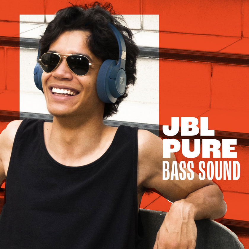 JBL Tune 720BT - Wireless Over-Ear Headphones with JBL Pure Bass Sound, Bluetooth 5.3, Up to 76H Battery Life and Speed Charge, Lightweight, Comfortable and Foldable Design (White) 🍁 All In One Marketplace Canada