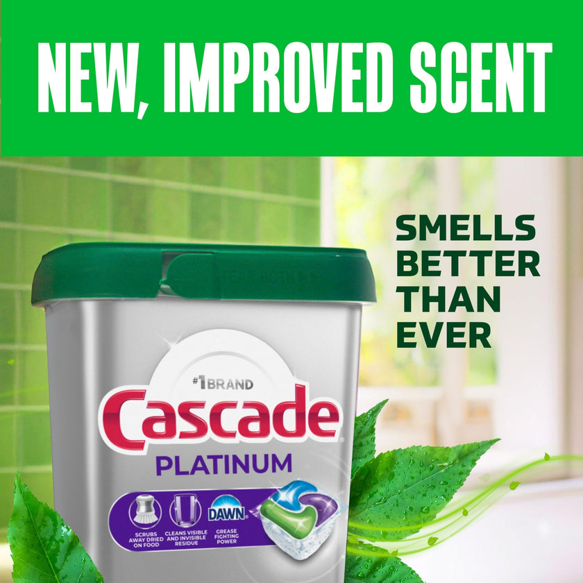 Cascade Platinum Dishwasher Detergent Pods, Dish Detergent Soap, Fresh Scent, 83 Count 🍁 All In One Marketplace Canada