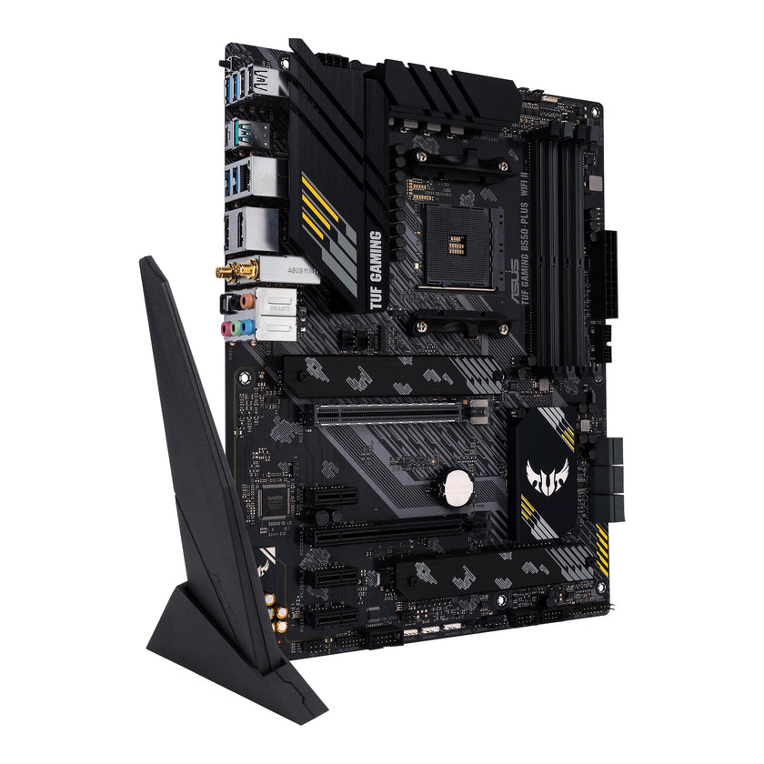 ASUS TUF Gaming B550-PLUS WiFi II AMD AM4 (3rd Gen Ryzen™) ATX Motherboard (PCIe 4.0, WiFi 6, 2.5Gb LAN, BIOS Flashback, USB 3.2 Gen 2, Addressable Gen 2 RGB Header and Aura Sync) 🍁 All In One Marketplace Canada