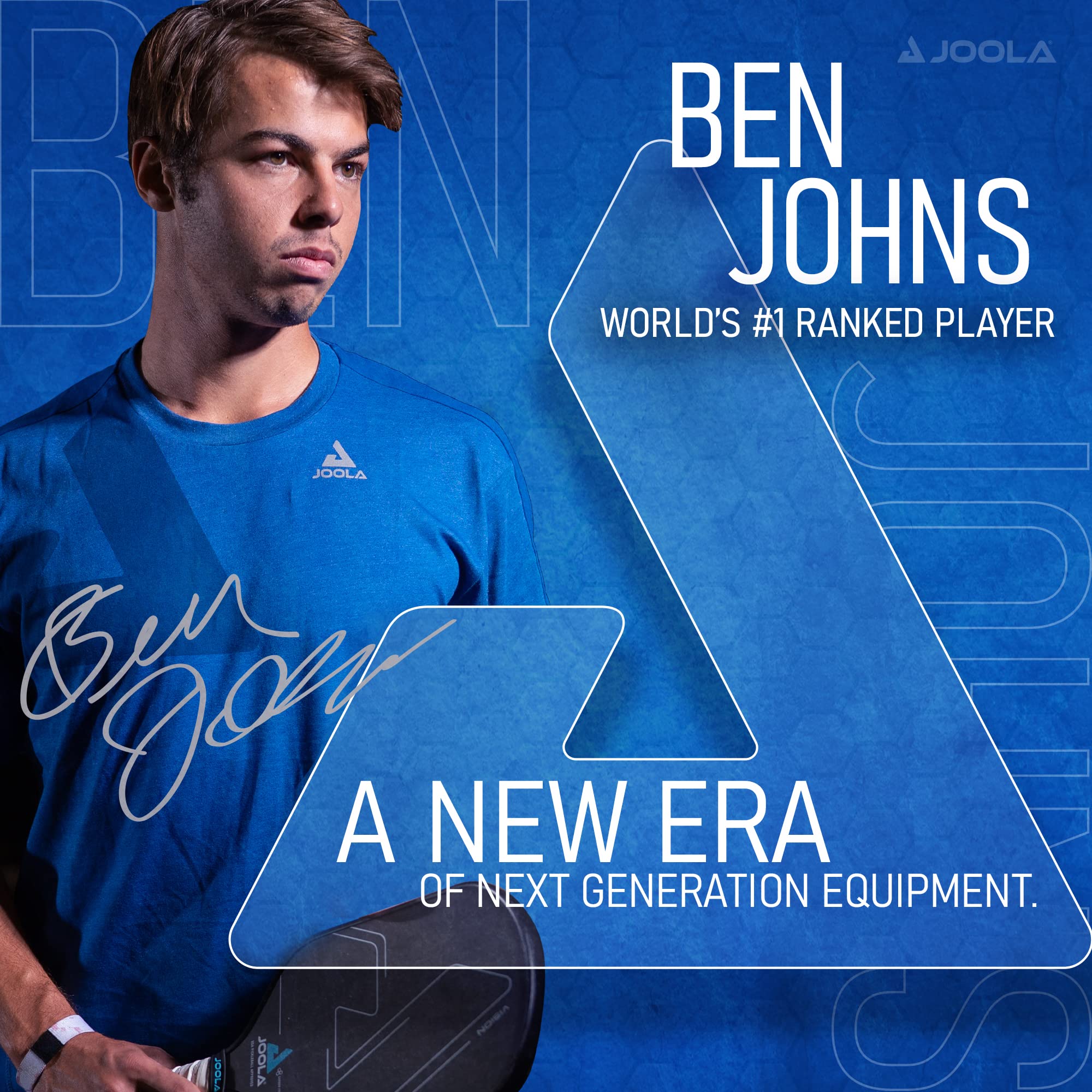 JOOLA Ben Johns Pickleball Set - Made with Reinforced Fiberglass and Honeycomb Polypropylene - Includes 2 Paddles, 4 Balls, and JOOLA Pickleball Bag 🍁 All In One Marketplace Canada
