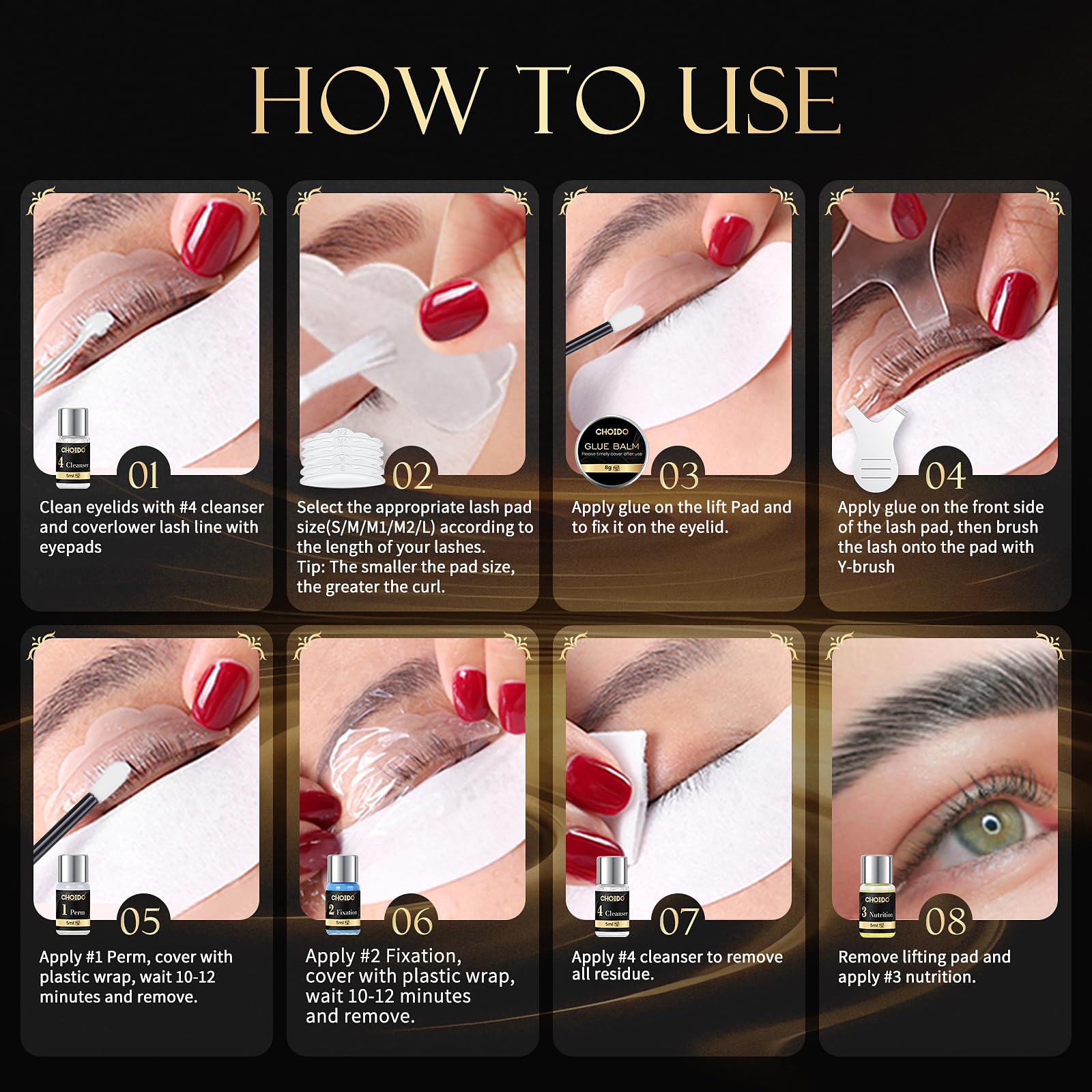 Lash Lift & Brow Lamination Kit 2-in-1, Professional DIY Eyelash Perm for Home Use & Salon, Long-Lasting Curl Effect Up to 8 Weeks - Easy Application 🍁 All In One Marketplace Canada