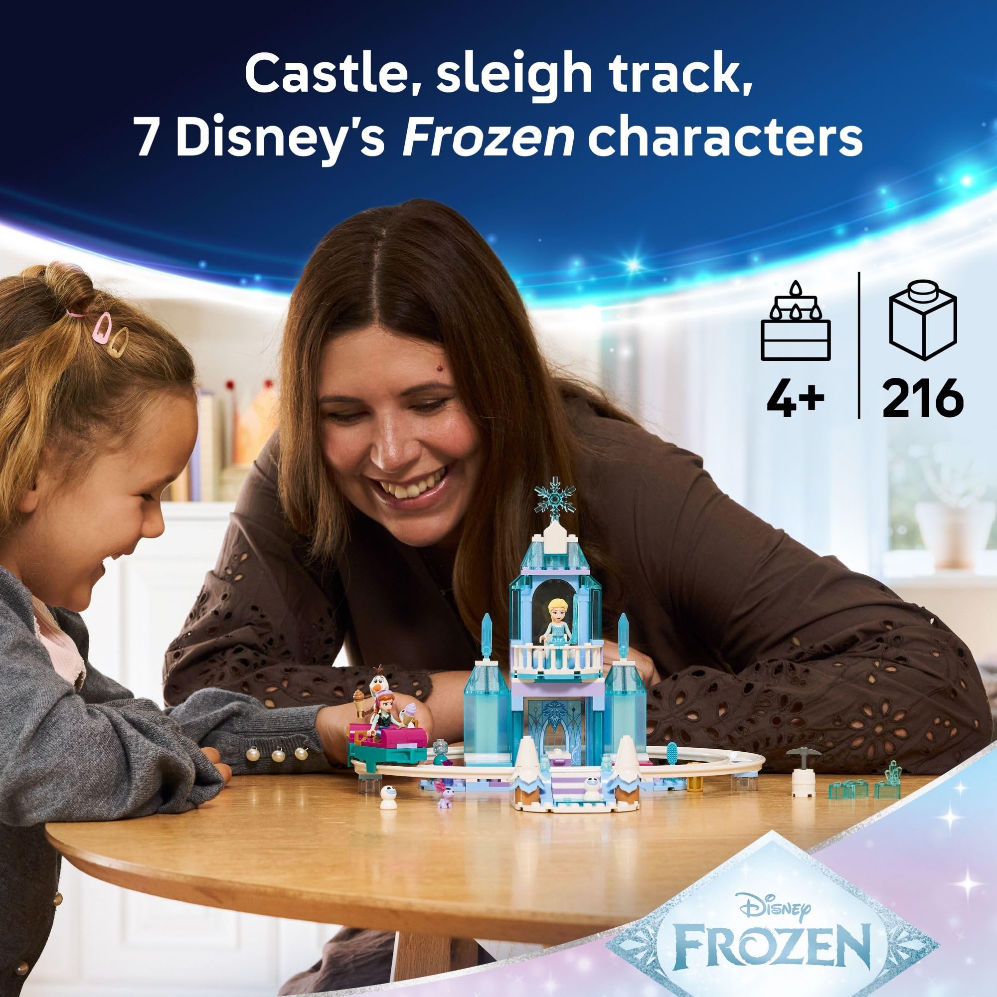LEGO Disney Frozen Elsa’s Ice Castle & Snow Ride Adventure Building Toy - Frozen Toys for Girls & Boys, Ages 4+ - Disney Gift for Kids - 43281 🍁 All In One Marketplace Canada