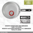 Starfrit The Rock Terra 30cm Ceramic Deep Fry Pan with Lid, PFAS Free 🍁 All In One Marketplace Canada
