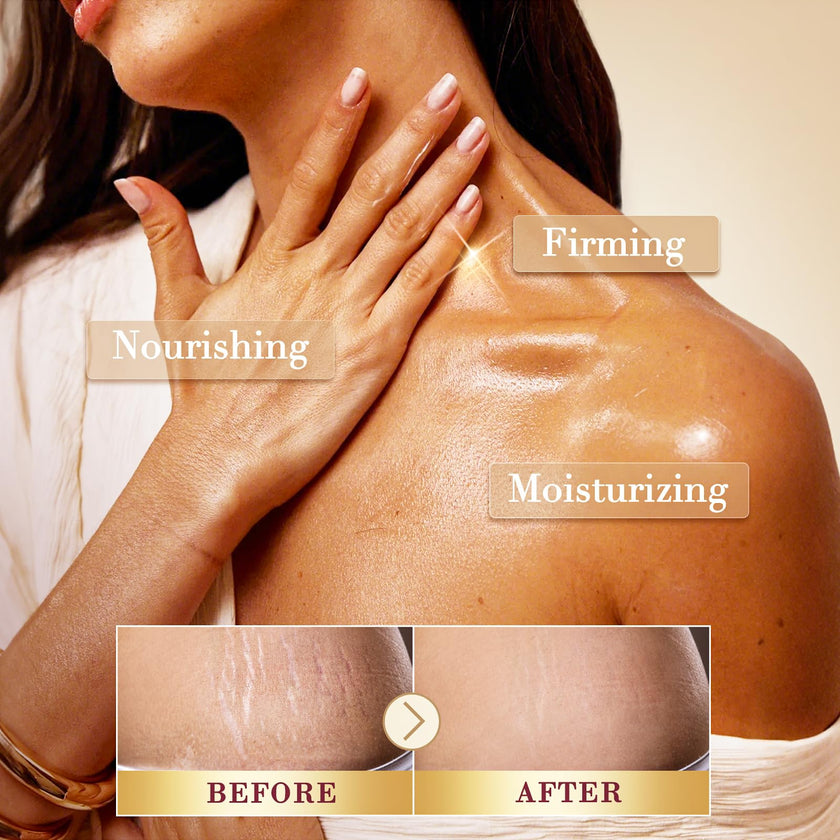 Magic Body Firming Oil, Natural Botanicals Firming Body Massage Oil, Fast Absorbing with Cactus Extract & Camellia, Vitamin E, Moisturizer & Hydrating Body Oil with Abdomen&Legs& Full Body, 4.06 Fl oz 🍁 All In One Marketplace Canada