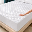 Utopia Bedding Quilted Fitted Mattress Pad, King Size, Elastic Fitted Mattress Topper Protector and Cover Stretches up to 16 Inches Deep, Machine Washable (White) 🍁 All In One Marketplace Canada