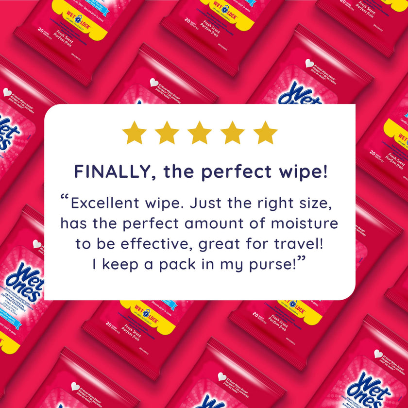 Wet Ones Antibacterial Hand Wipes, Fresh Scent, Wet Wipes, 20 Count (Pack of 10) 🍁 All In One Marketplace Canada