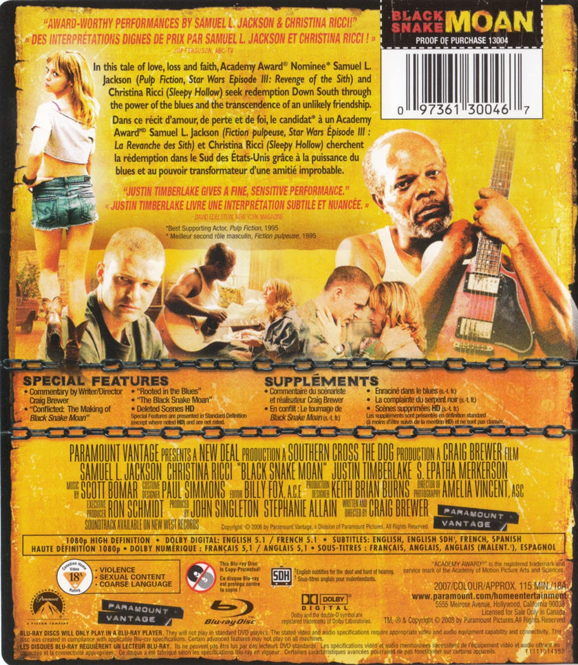 Black Snake Moan (Bilingual) - Blu-Ray (Used)