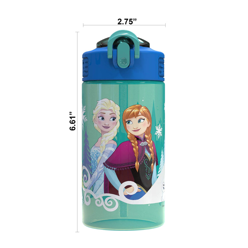 Zak Designs Disney Frozen 16oz Leak-Proof Straw Kids Water Bottle 🍁 All In One Marketplace Canada