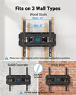 Pipishell Full Motion TV Wall Mount for 26-74 inch TVs, up to 99lbs Max VESA 400x400mm, Wall Mount TV Bracket with Articulating Swivel Extension Tilting Leveling for LED LCD OLED 4K Flat Curved Screen 🍁 All In One Marketplace Canada