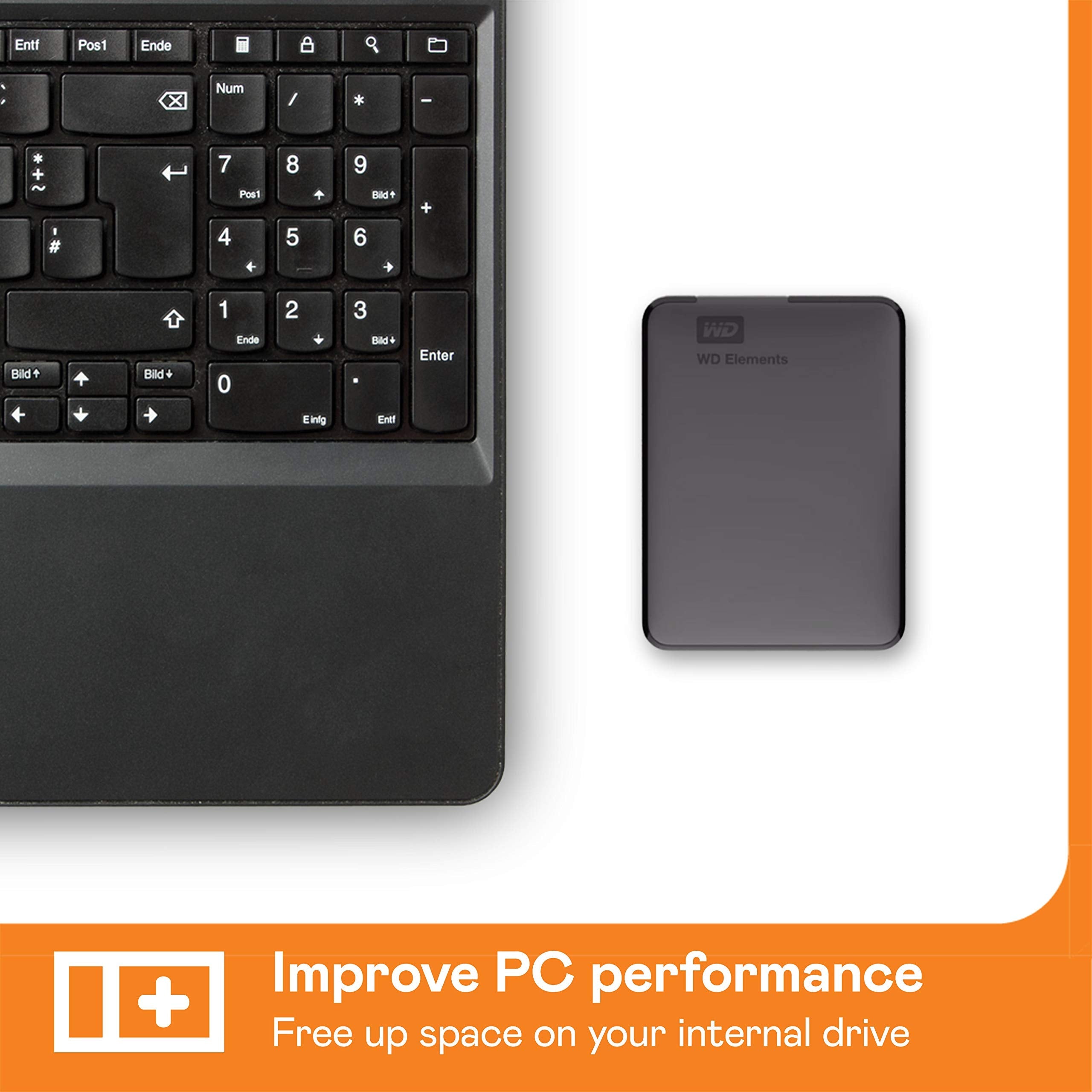Western Digital 1TB Elements Portable External Hard Drive - USB 3.0 - WDBUZG0010BBK-WESN,Black 🍁 All In One Marketplace Canada
