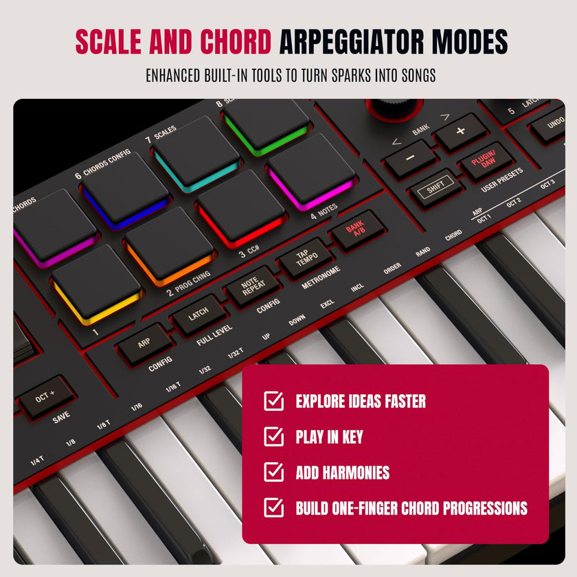 Akai Professional MPK Mini IV 25-Key USB-C MIDI Keyboard Controller, Black 🍁 All In One Marketplace Canada