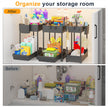 Sevenblue Under Sink Organizer 3 Pack, Bathroom Organizers, 2 Tier Multi-Use kitchen Organizers and Storage with Sliding Drawer, Hang Hooks and Cups, (Black) 🍁 All In One Marketplace Canada