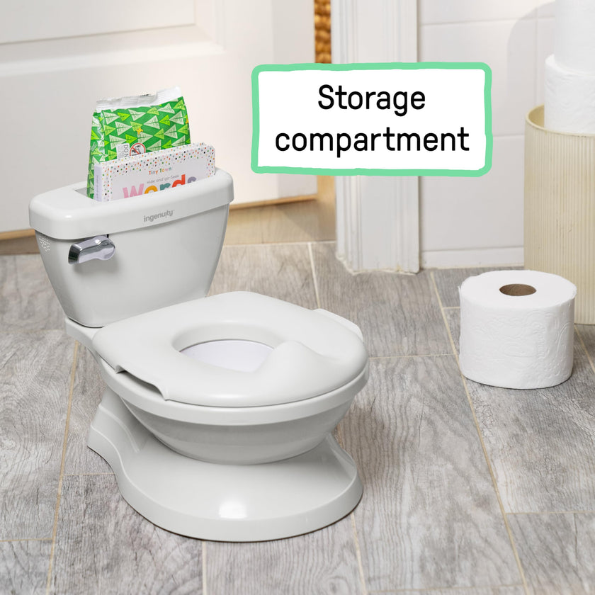 Summer by Ingenuity My Size Potty Pro in White, Infant Potty Training Toilet, Lifelike Flushing Sound, For Ages 18 Months, Up to 50 Pounds 🍁 All In One Marketplace Canada