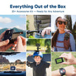 AKASO EK7000 4K30FPS 20MP WiFi Action Camera with EIS Ultra HD 131FT Waterproof Underwater Camera Remote Control 4X Zoom Support External Microphone Black 🍁 All In One Marketplace Canada