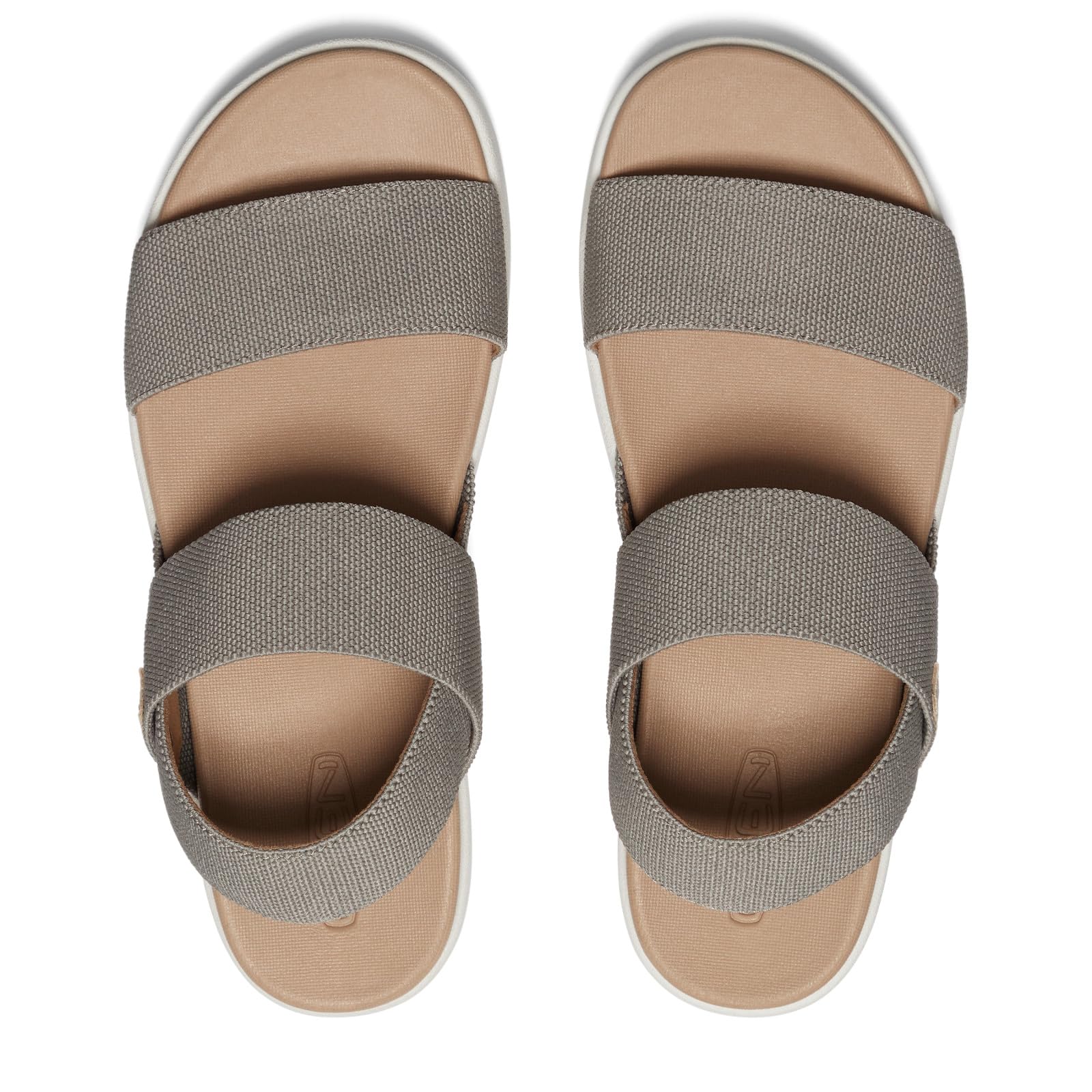 KEEN Women's Elle Backstrap Casual Platform Open Toe Wedge Sandals, Brindle/Birch, 8 🍁 All In One Marketplace Canada