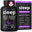 10-in-1 Sleep Aid Supplement– Sleeping Pills with Melatonin, Valerian Root, Chamomile, Lemon Balm, L-Theanine, L-Tryptophan, GABA, Magnesium – Sleep Cycle Support 🍁 All In One Marketplace Canada