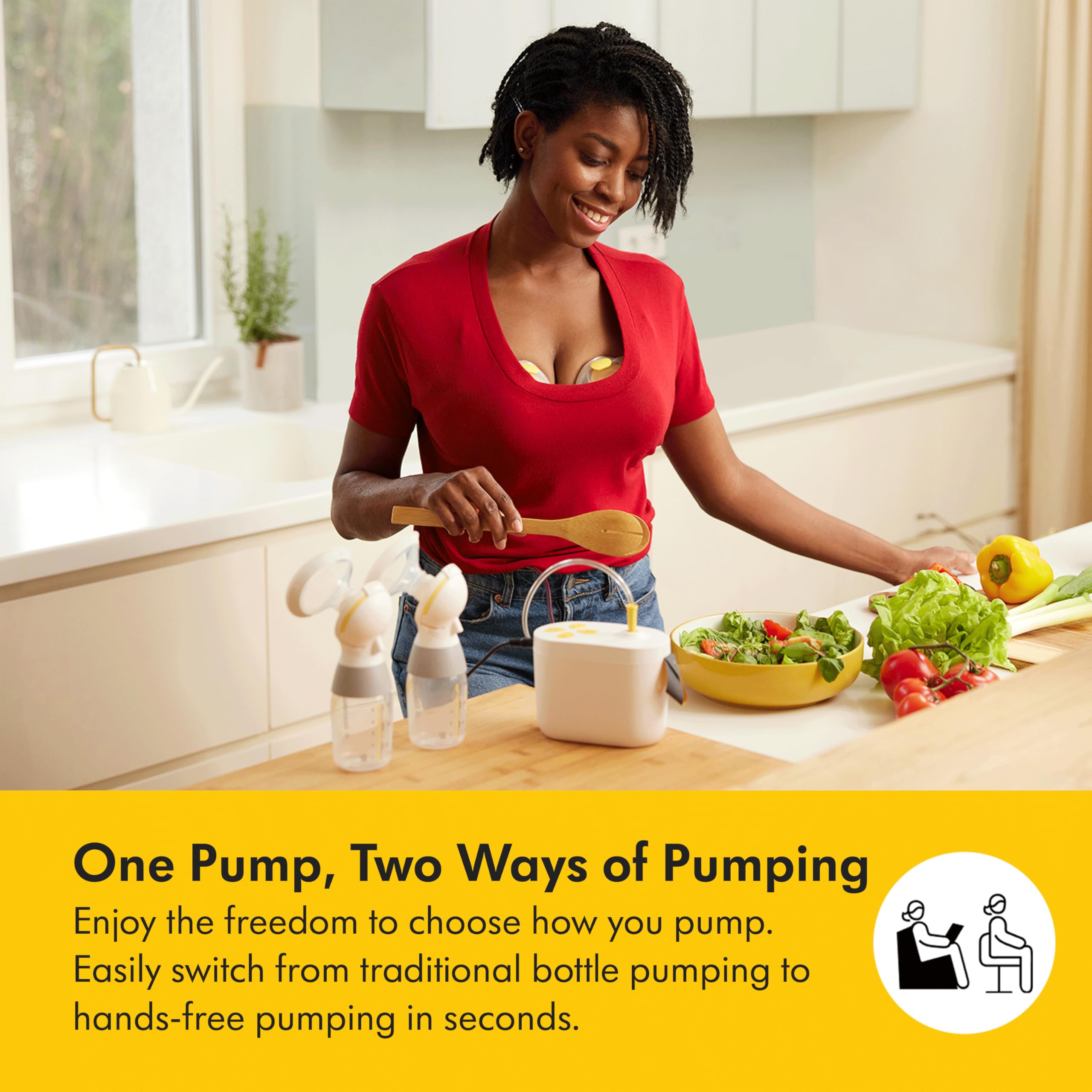 Medela Hands-free Collection Cups, Compatible with Freestyle Flex, Pump in Style with MaxFlow, and Swing Maxi Electric Breast Pumps, 1 set of 2 cups 🍁 All In One Marketplace Canada
