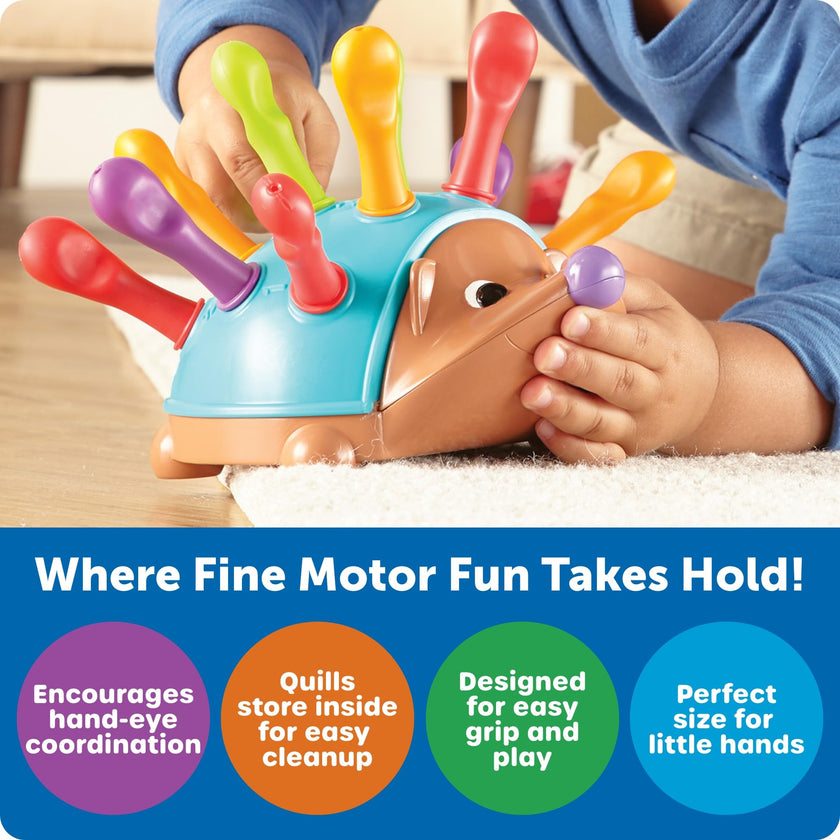 Learning Resources Spike The Fine Motor Hedgehog - Toddler Montessori Toys, Stacking Shape, Gifts for Boys and Girls, Sorting and Matching Skill Activities, Educational Games, Kindergarten 🍁 All In One Marketplace Canada