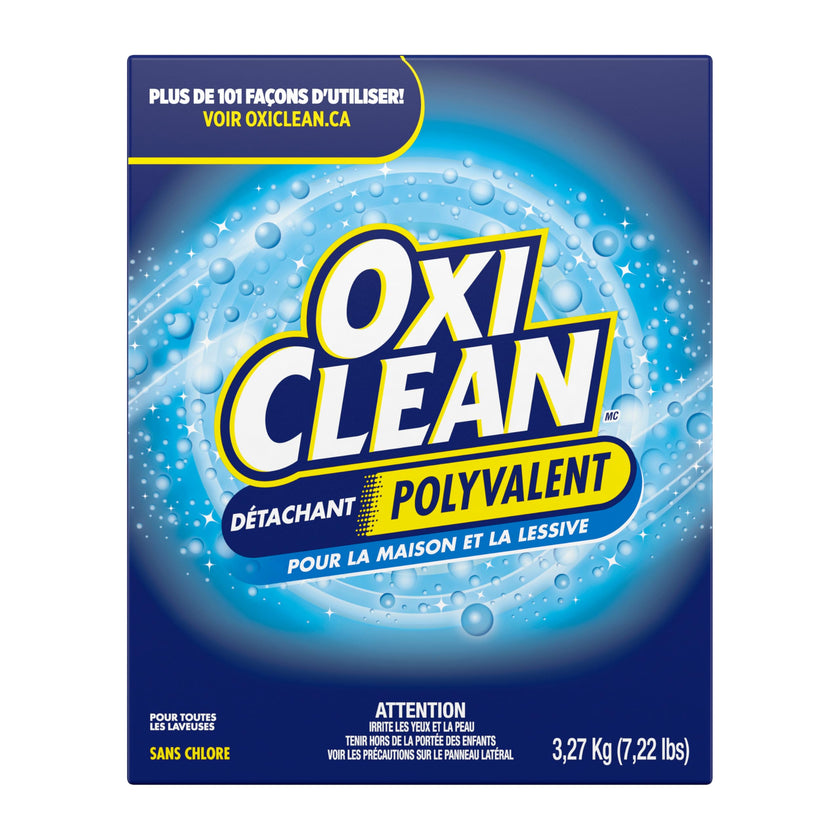OxiClean Versatile Stain Remover Powder for Household, Laundry, Carpet, and Upholstery - Colour Safe, Chlorine Bleach Free, 3.27 kg 🍁 All In One Marketplace Canada