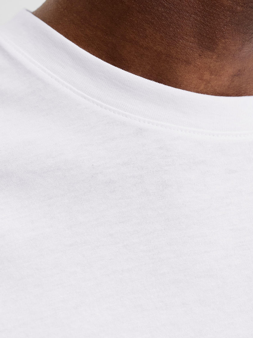 JACK & JONES Men's Regular Fit T-Shirt JJEORGANIC Basic TEE SS O-Neck NOOS White Large 🍁 All In One Marketplace Canada