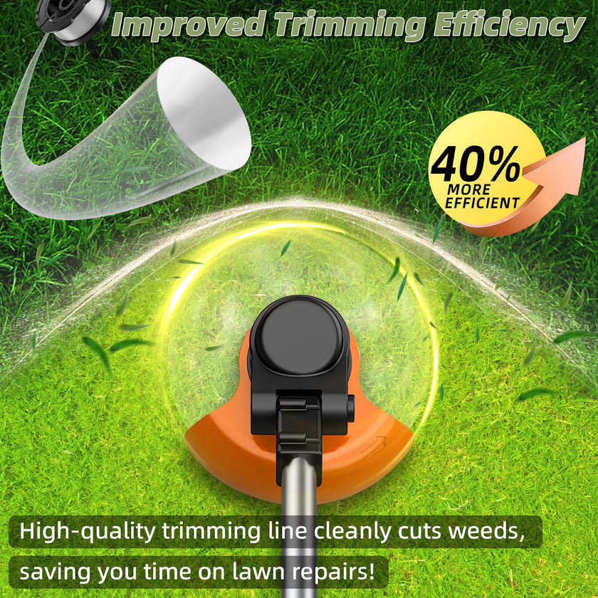 14 Pcs AF-100 Weed Eater Spool Compatible with Black and Decker String Trimmer, 0.065’’ AFS Automatic Feed Replacement Spool, 12 Pcs Spools(360ft Total), 2 Pcs RC-100-P Caps and 2 Springs 🍁 All In One Marketplace Canada