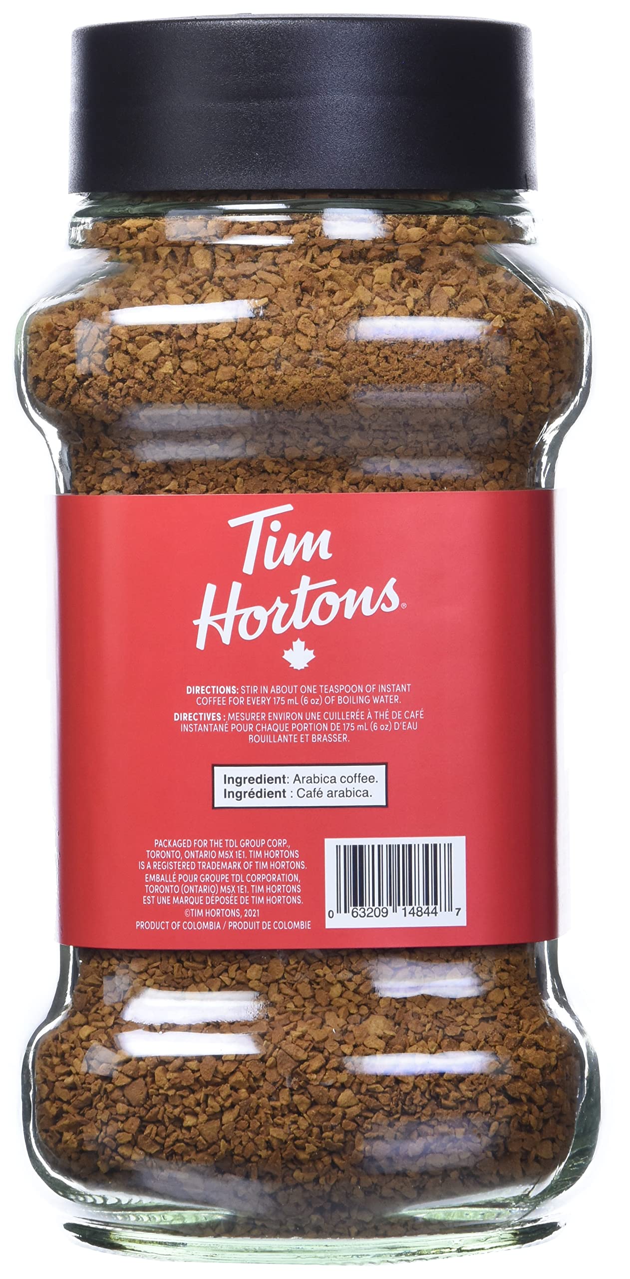 Tim Hortons Medium Roast Instant Coffee, 100% Colombian, 300g Jar 🍁 All In One Marketplace Canada