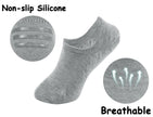 BenSorts Pack of 6 Low Cut Ankle Style Socks for Women Liner Non Slip Invisible Hidden Socks White Black Gray 6 Pairs Size 5 6 7 8 🍁 All In One Marketplace Canada