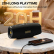 Monster S380 Bluetooth Speaker, Portable Speaker with 40W Stereo Sound, 20H Playtime, IPX6 Waterproof, Bluetooth 6.0, Support AUX/TF Card, TWS Pairing Wireless Speaker for Outdoor Travel Party 🍁 All In One Marketplace Canada