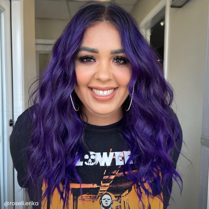 ARCTIC FOX CRUELTY FREE 100% VEGAN SEMI PERMANENT HAIR COLOUR DYE (236 ml, PURPLE AF) 🍁 All In One Marketplace Canada