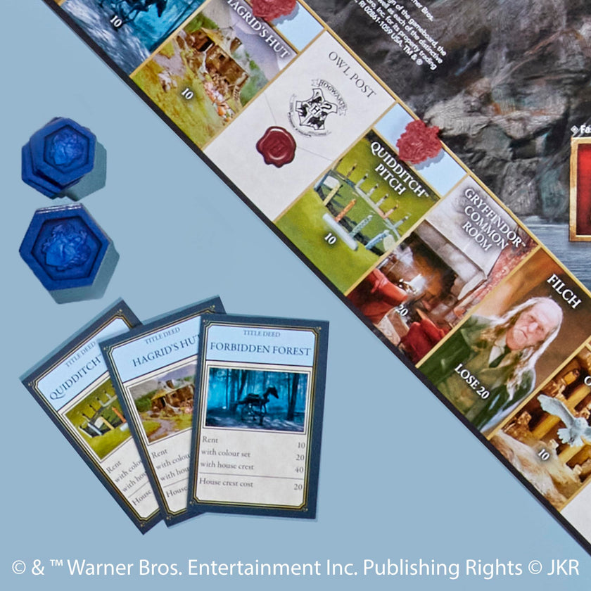 Monopoly Harry Potter Edition Board Game | A Magical Adventure at Hogwarts | Ages 8 and Up | 2 to 6 Players | Family Games | Gifts for Kids and Adults (English) 🍁 All In One Marketplace Canada