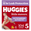 Disposable Baby Diapers Size 5 - Huggies Little Movers, 104ct, Mega Colossal Pack 🍁 All In One Marketplace Canada