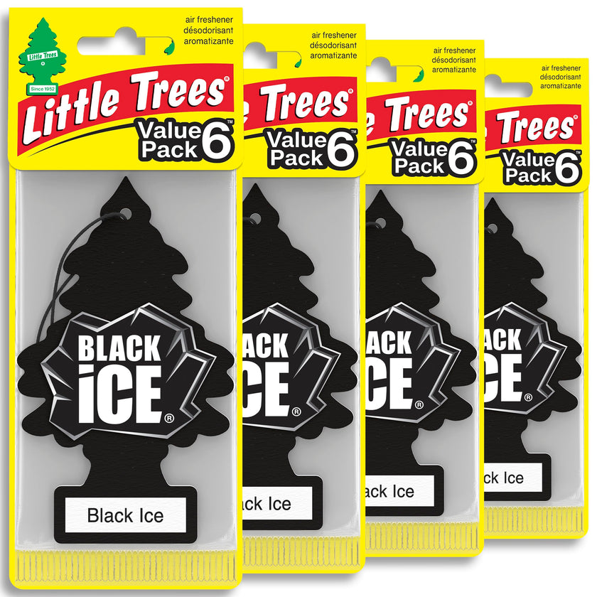LITTLE Air Fresheners Car Air Freshener. Hanging Tree Provides Long Lasting Scent for Auto or Home. Black Ice, 24 Air Fresheners 🍁 All In One Marketplace Canada