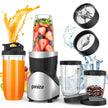 Smoothie Blender, Ganiza Blenders for Smoothies with 15-Piece Blender and Grinder Combo, 4 BPA-Free Personal Blender Cup, for Shakes, Protein Drinks, Fruit Vegetable Drink, Nuts, Spices, Coffee Beans 🍁 All In One Marketplace Canada