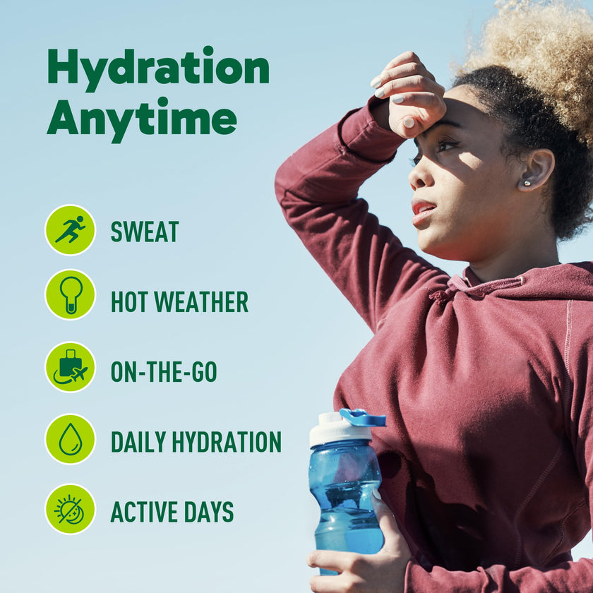 Organika Canadian-Made Electrolytes Powder with Vitamin C & Prebiotic Fibre - Sugar-Free Hydration Drink Mix - Classic Lemonade - 350 g - 100 servings 🍁 All In One Marketplace Canada