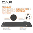 CAP Barbell Yoga Mat 1/2
