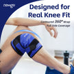 NEWGO Ice Pack for Knee Replacement Surgery, Reusable Gel Cold Pack Knee Ice Pack Wrap Around Entire Knee for Knee Injuries, Knee Ice Wrap for Pain Relief, Swelling, Bruises 🍁 All In One Marketplace Canada