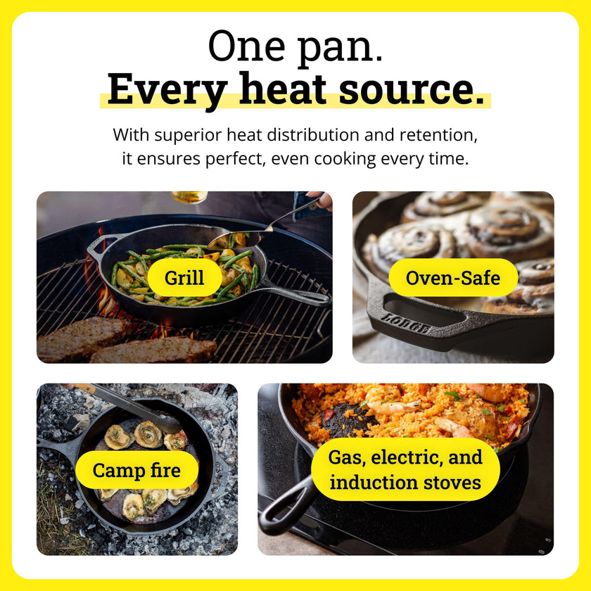 Lodge 8-Inch Pre-Seasoned Cast-Iron Skillet 🍁 All In One Marketplace Canada