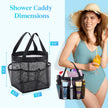 Lifewit Mesh Shower Caddy Freestanding Portable Shower Tote Bag for College Dorm, Bathroom, Gym, Travel, Quick Dry Hanging Shower Organizer with 7 Storage Pockets for Toiletry Essentials, Medium,Black 🍁 All In One Marketplace Canada